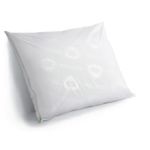 CleanRest PRO Max Antimicrobial Pillow Protector, 100% Polyester, Zipper, Queen, 20x30, White